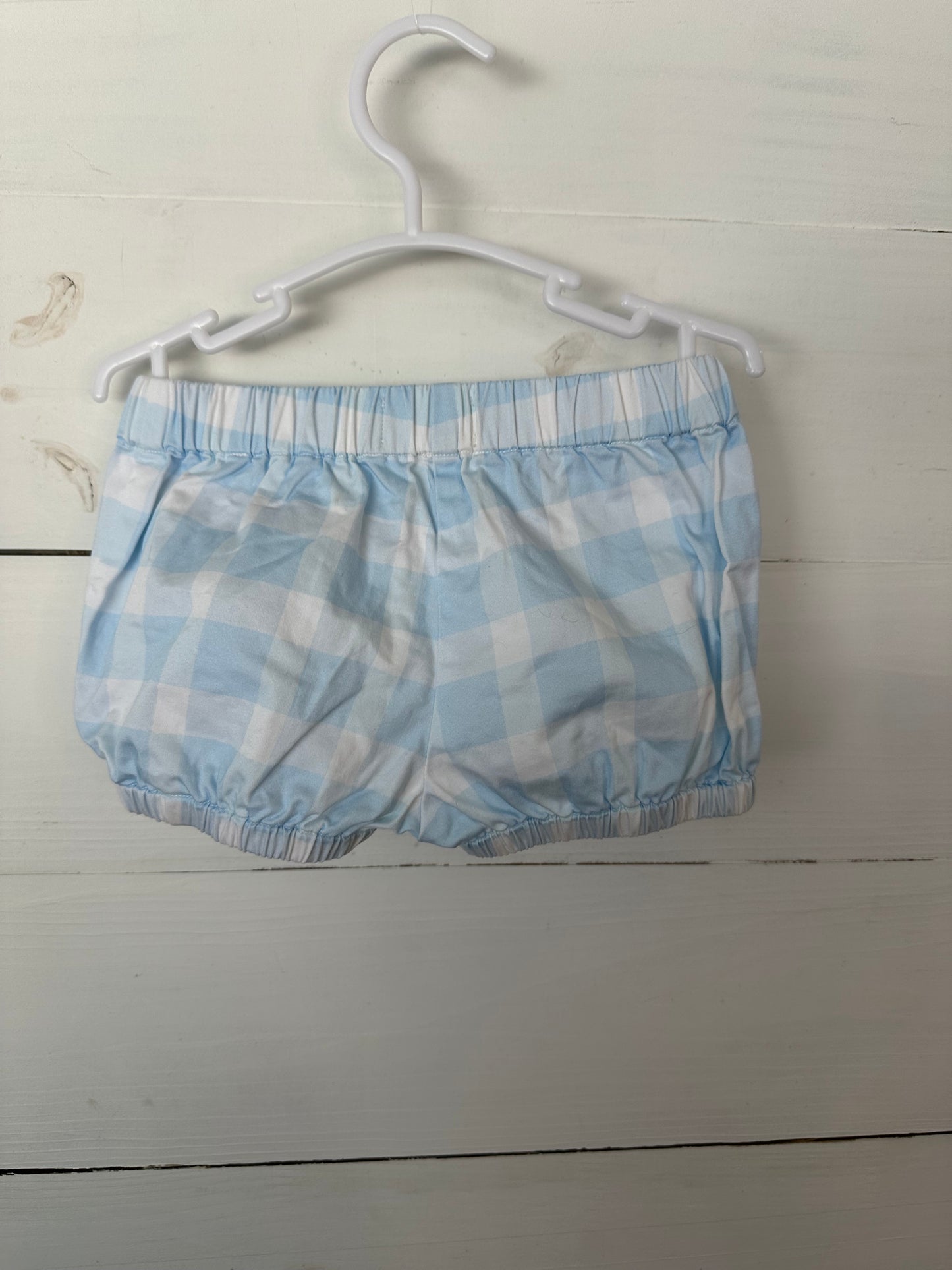 2T - Henry Duval Baby Blue Gingham Shorts