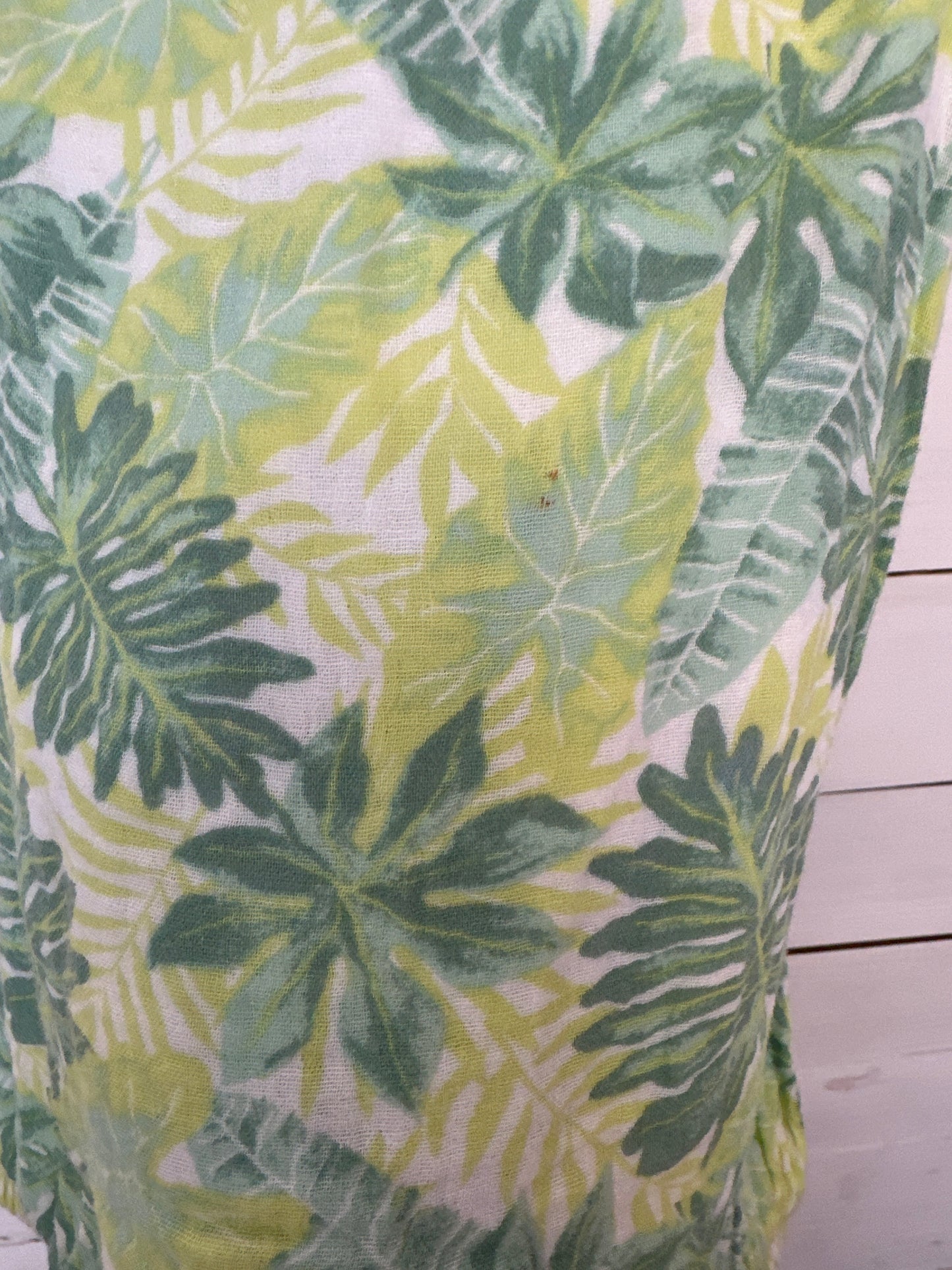 12M- Curious by Peek Green Tropical Romper