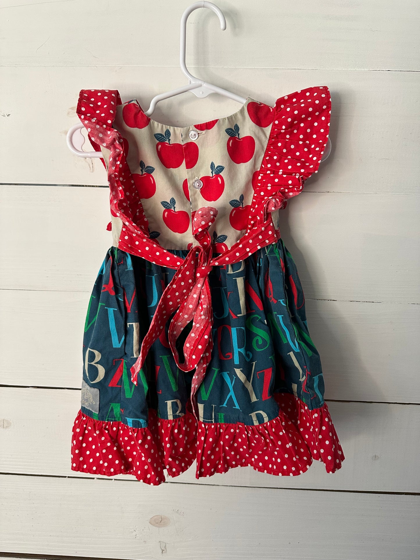 12m - ABC and Apples Dress