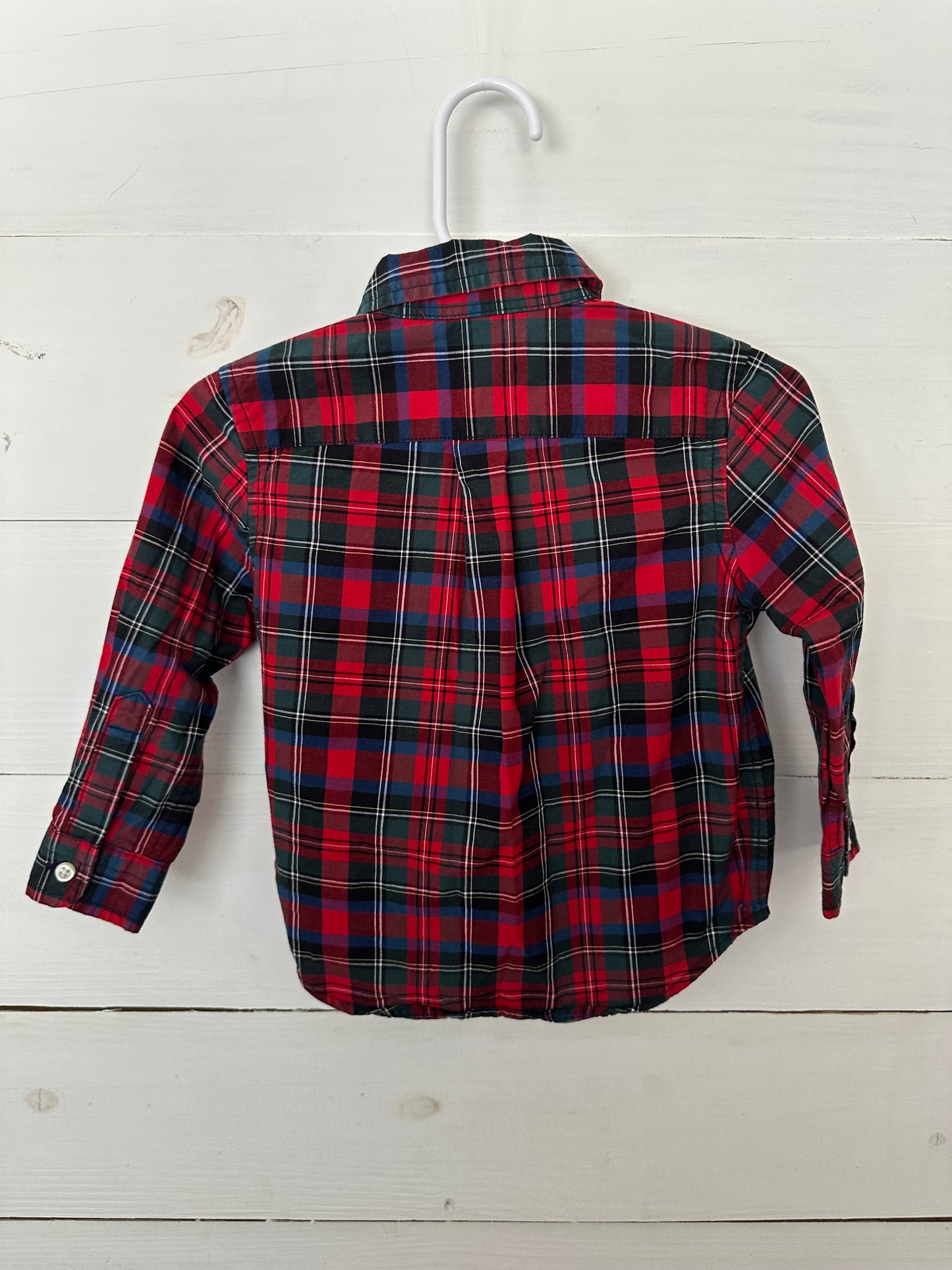 Ralph Lauren Christmas Plaid Button Up