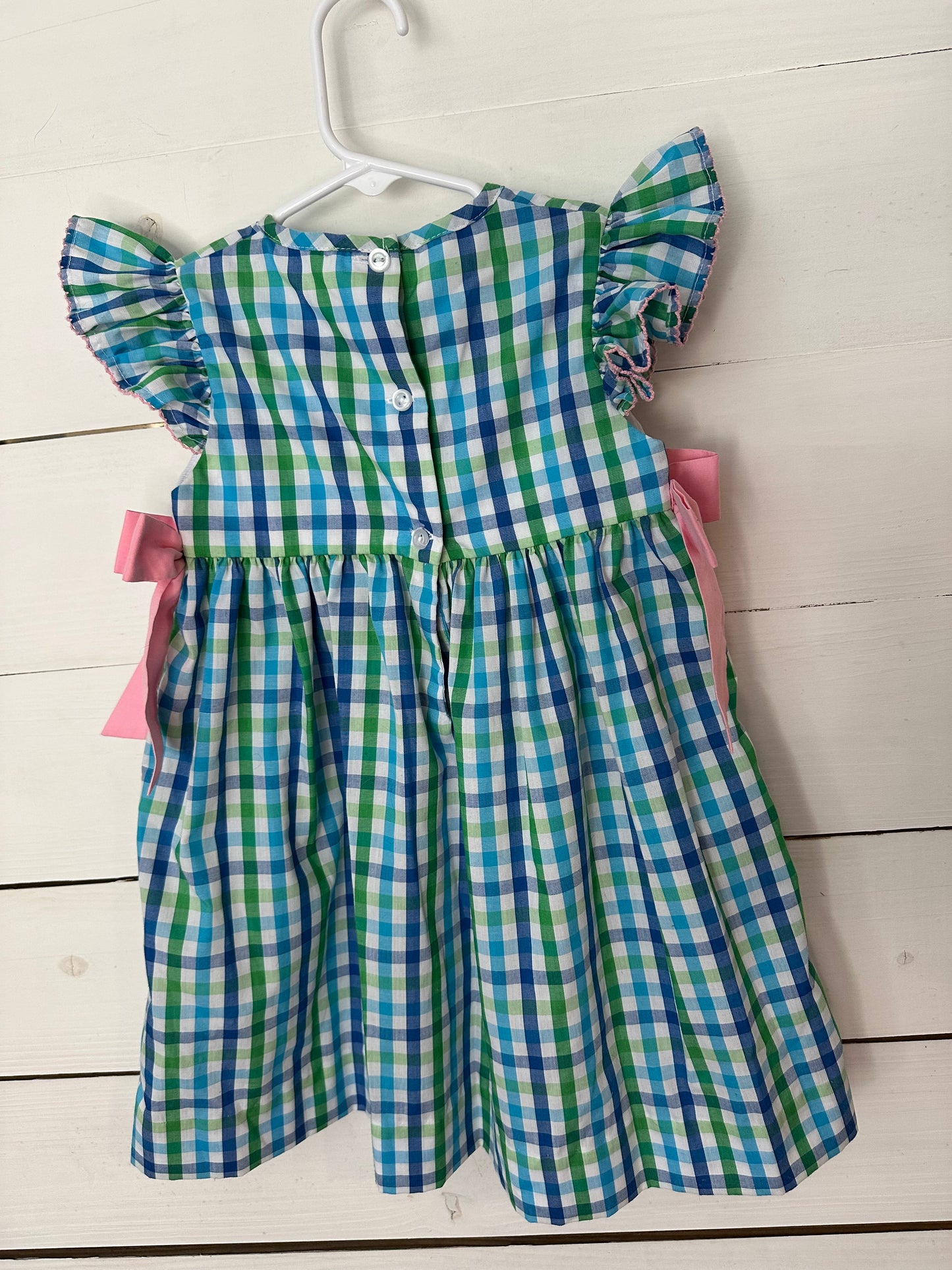 3T - Classic Whimsy - Smocked Whale Dress