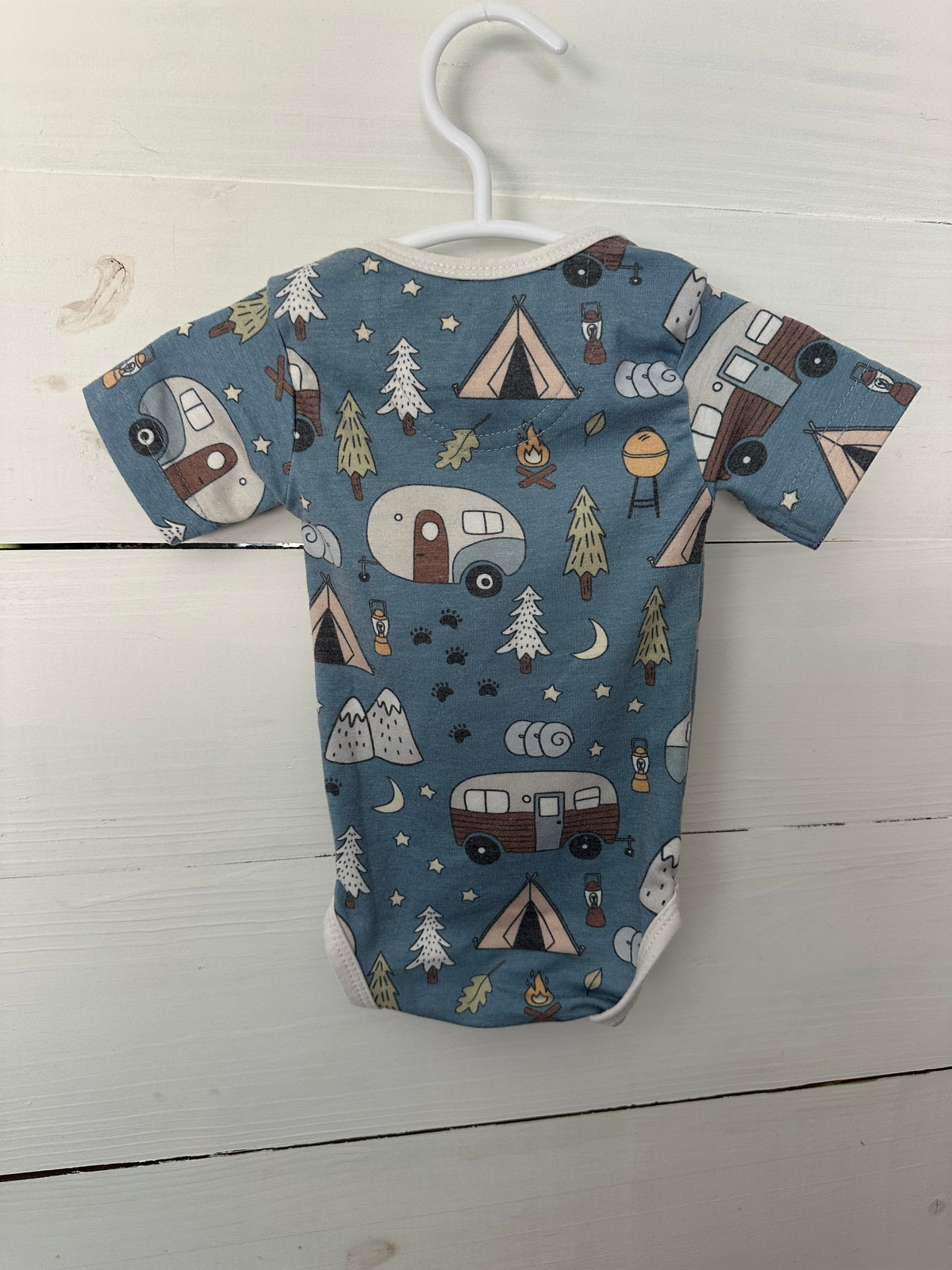 NB Caden Lane Camping Onesie