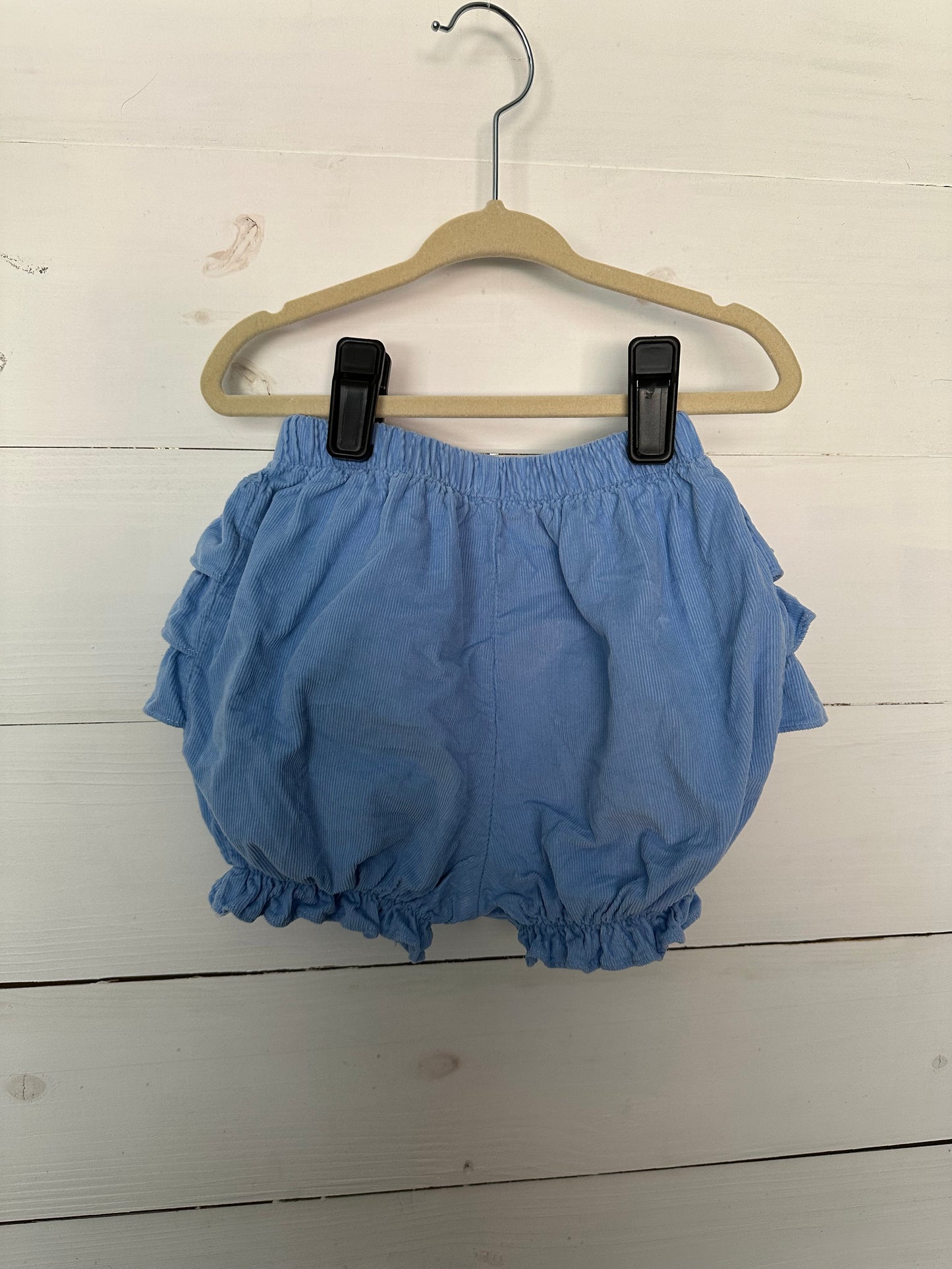 Shrimp and Grits Long sleeve shirt and bloomers blue and grey gingham