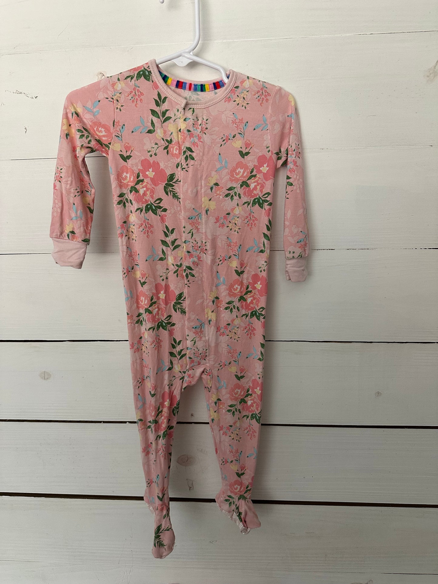 9m - Magnetic Me Pink Floral Jammies