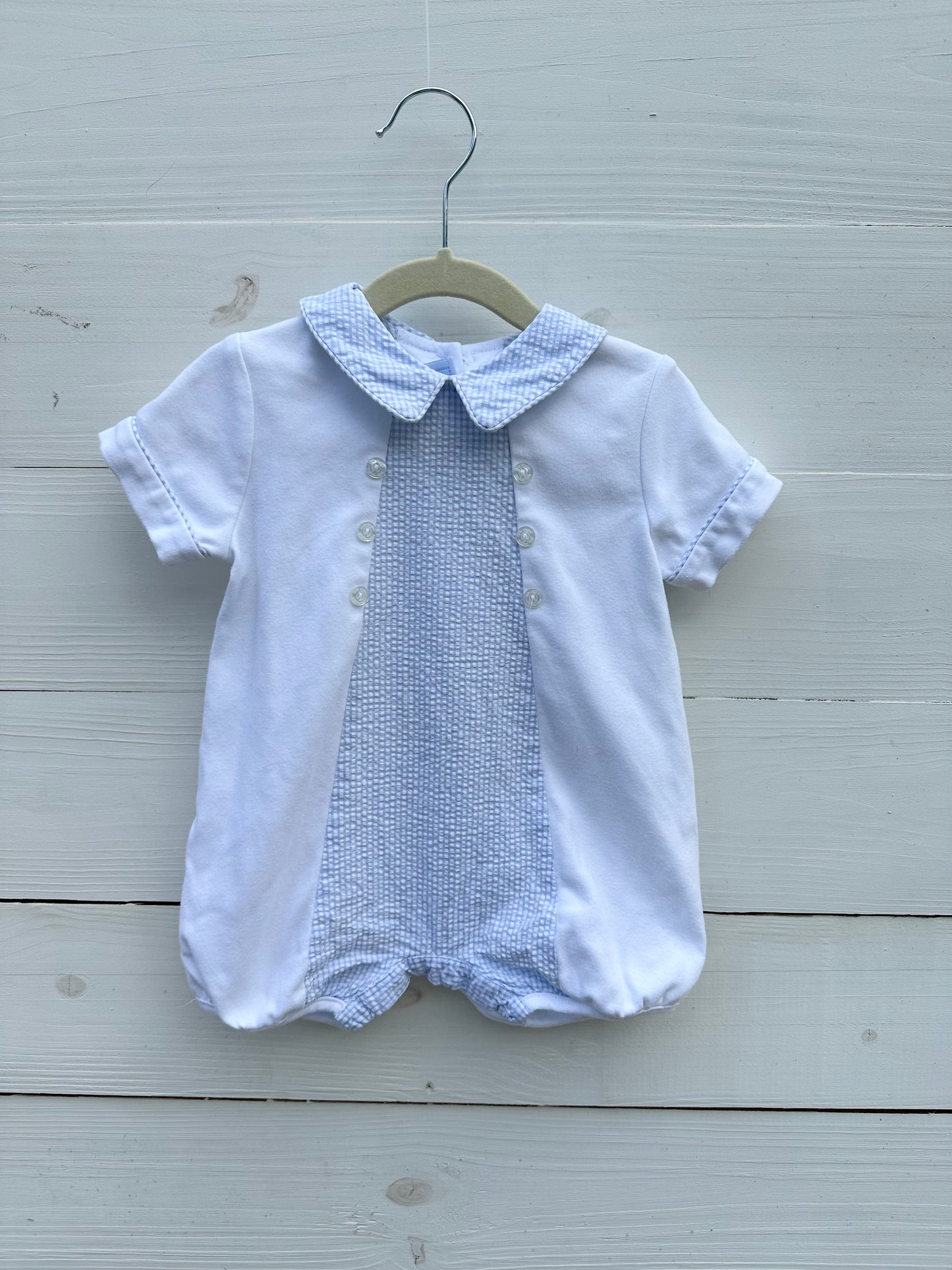 Little English Gingham Romper