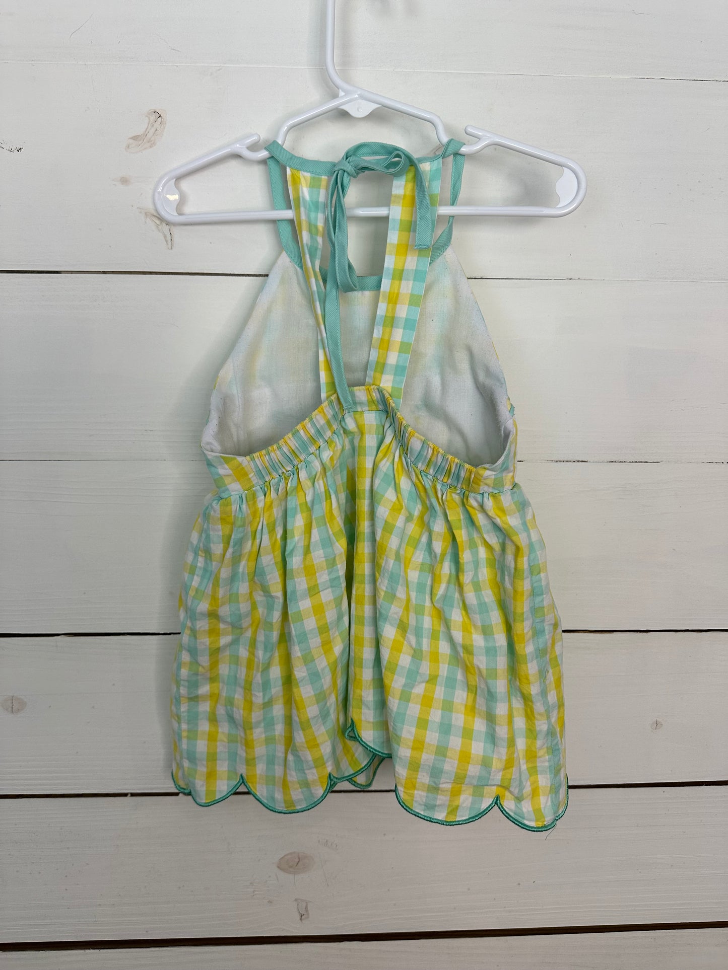 2T- Sweet Southern Smocks- Smocked Pineapple Dress