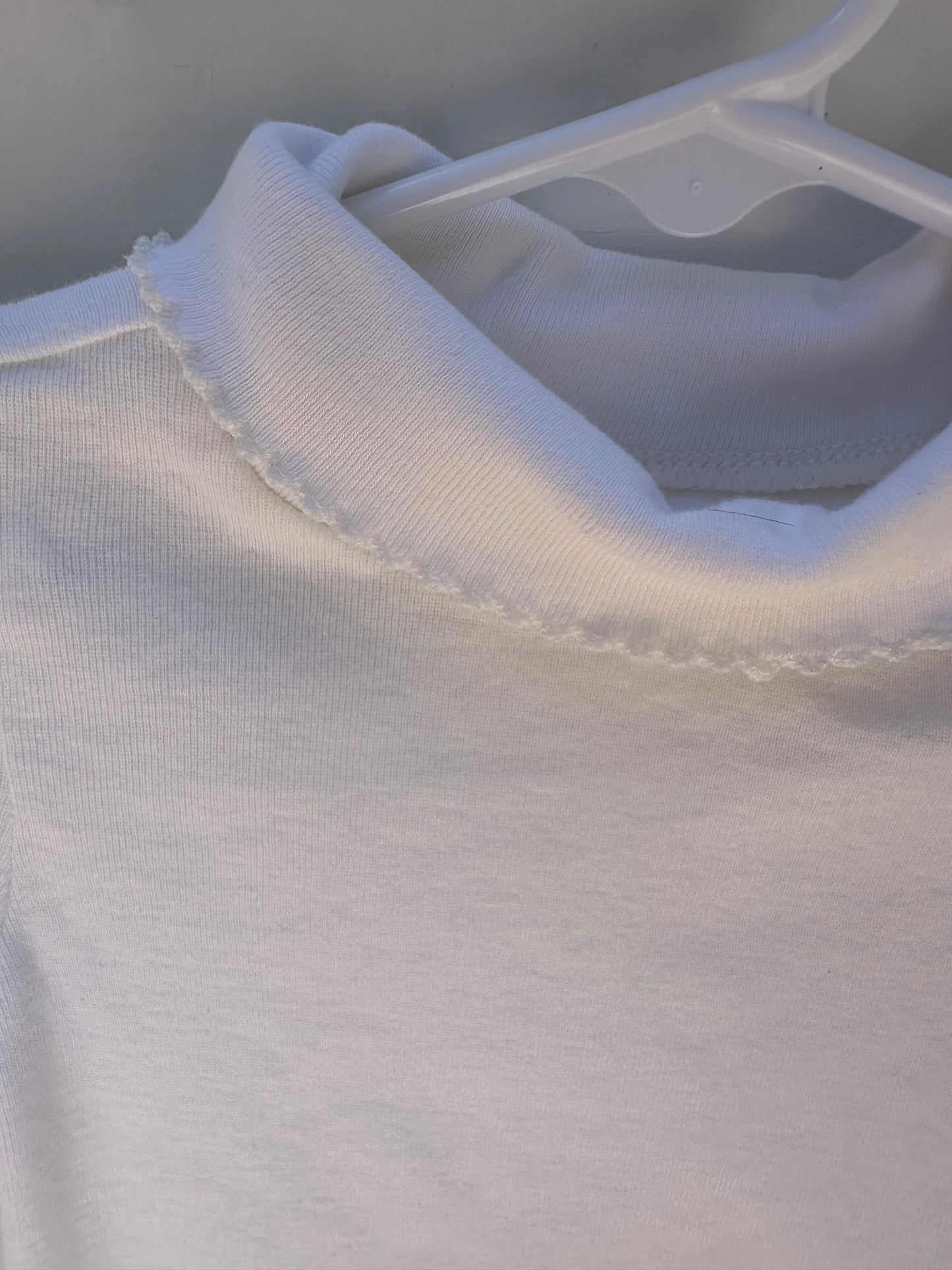 12/18m - White Turtle Neck Onesie
