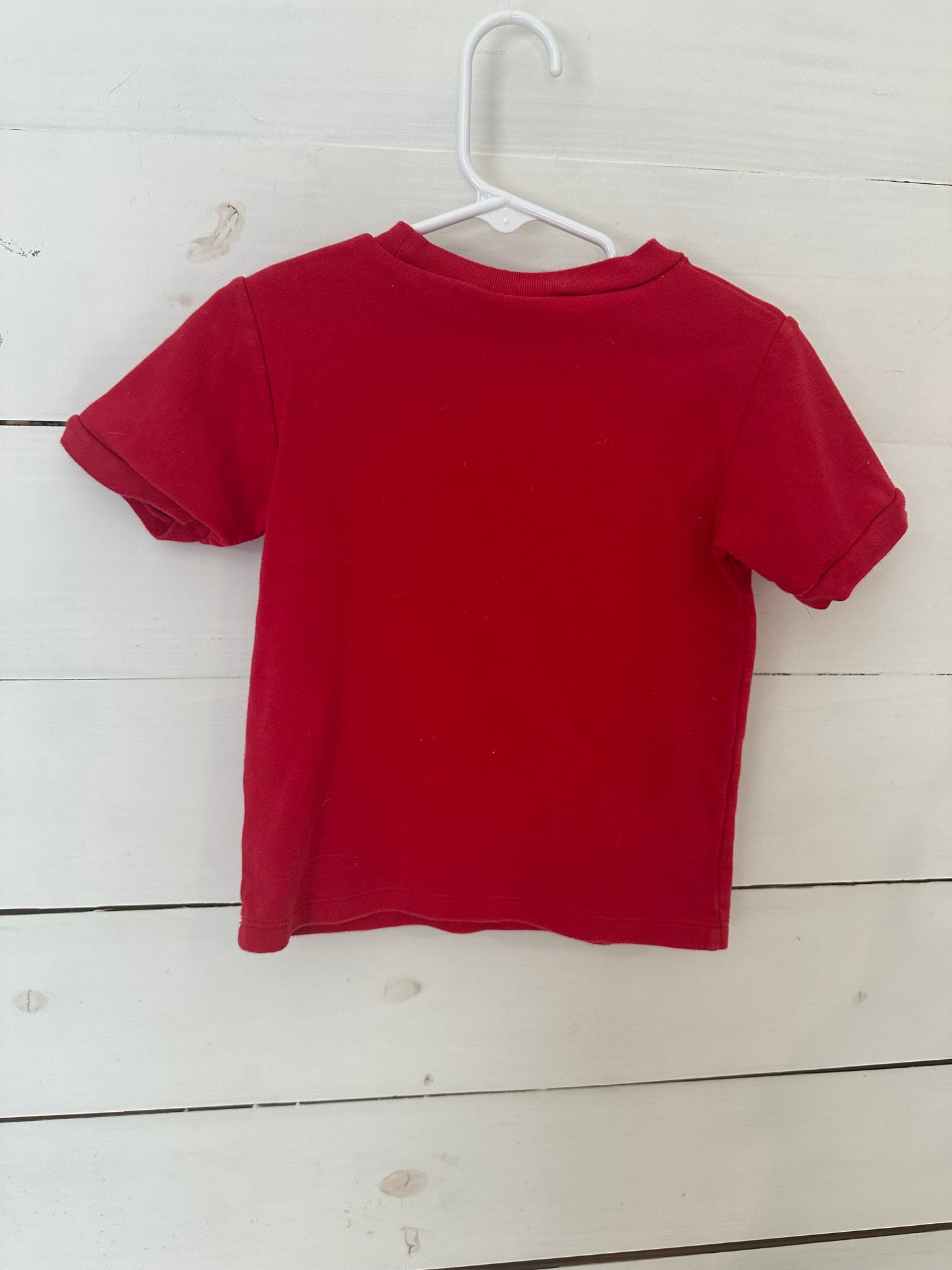 2T - Stelly Belly Smocked American Flag Shirt