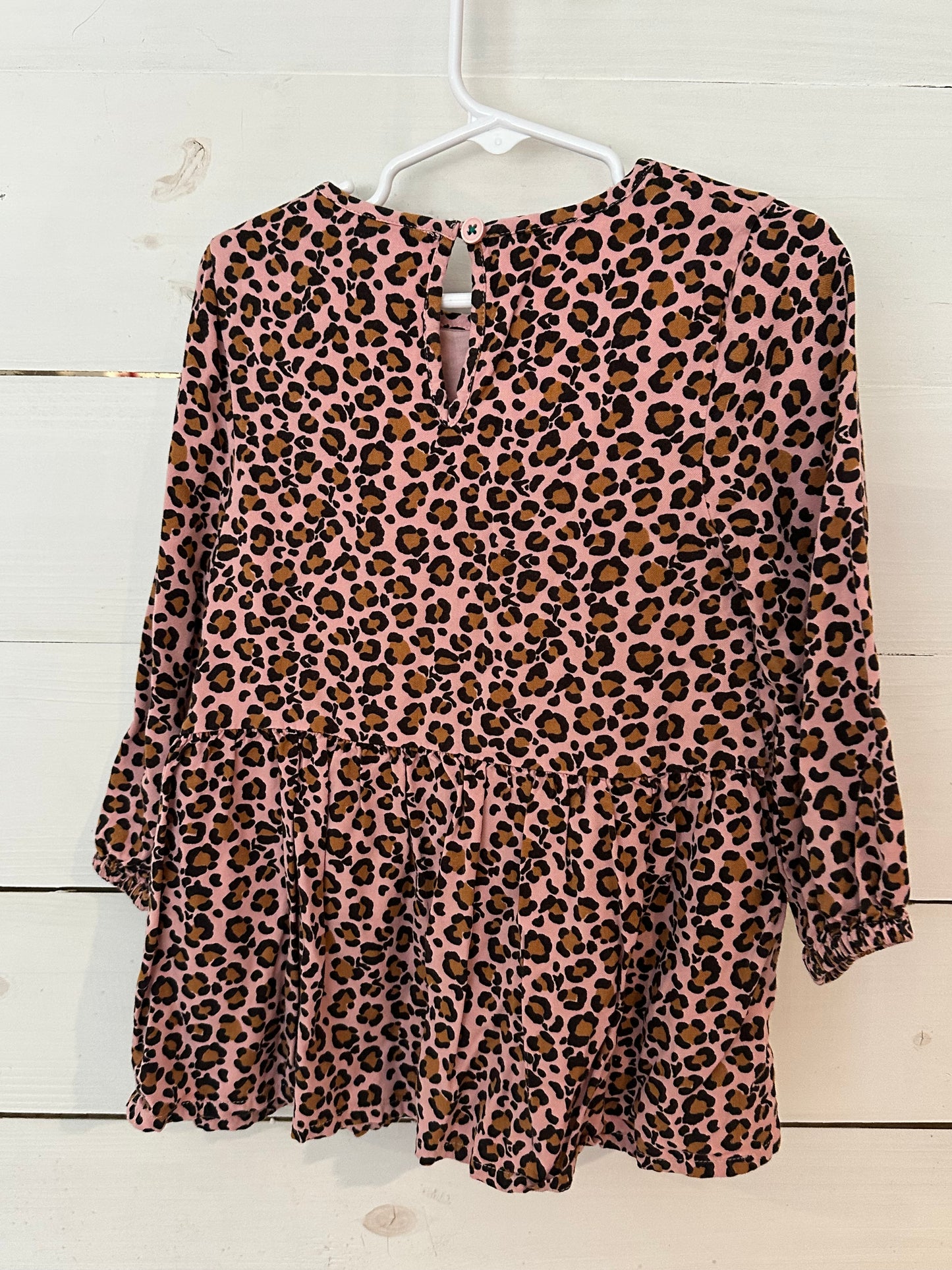 2-3T - Boden Pink Leopard Print Dress