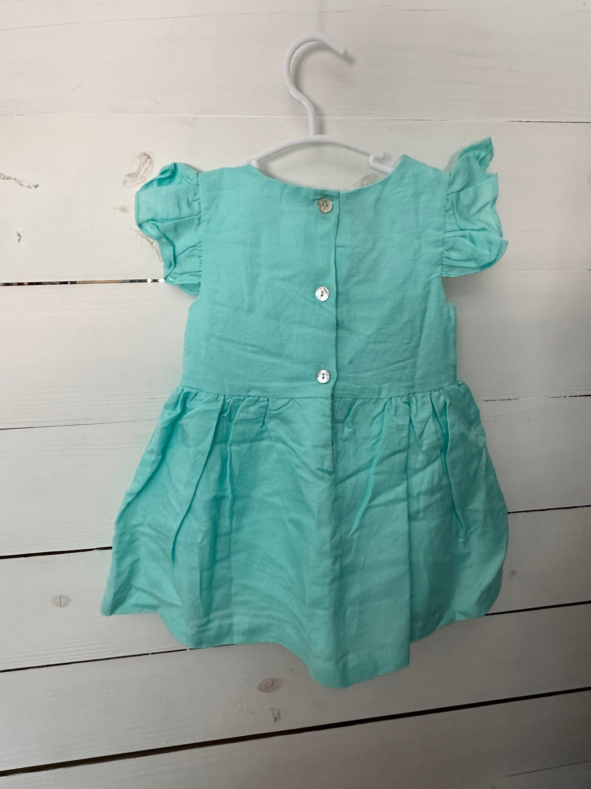 24M - NWT The Oaks Apparel Mint 100% Linen Dress