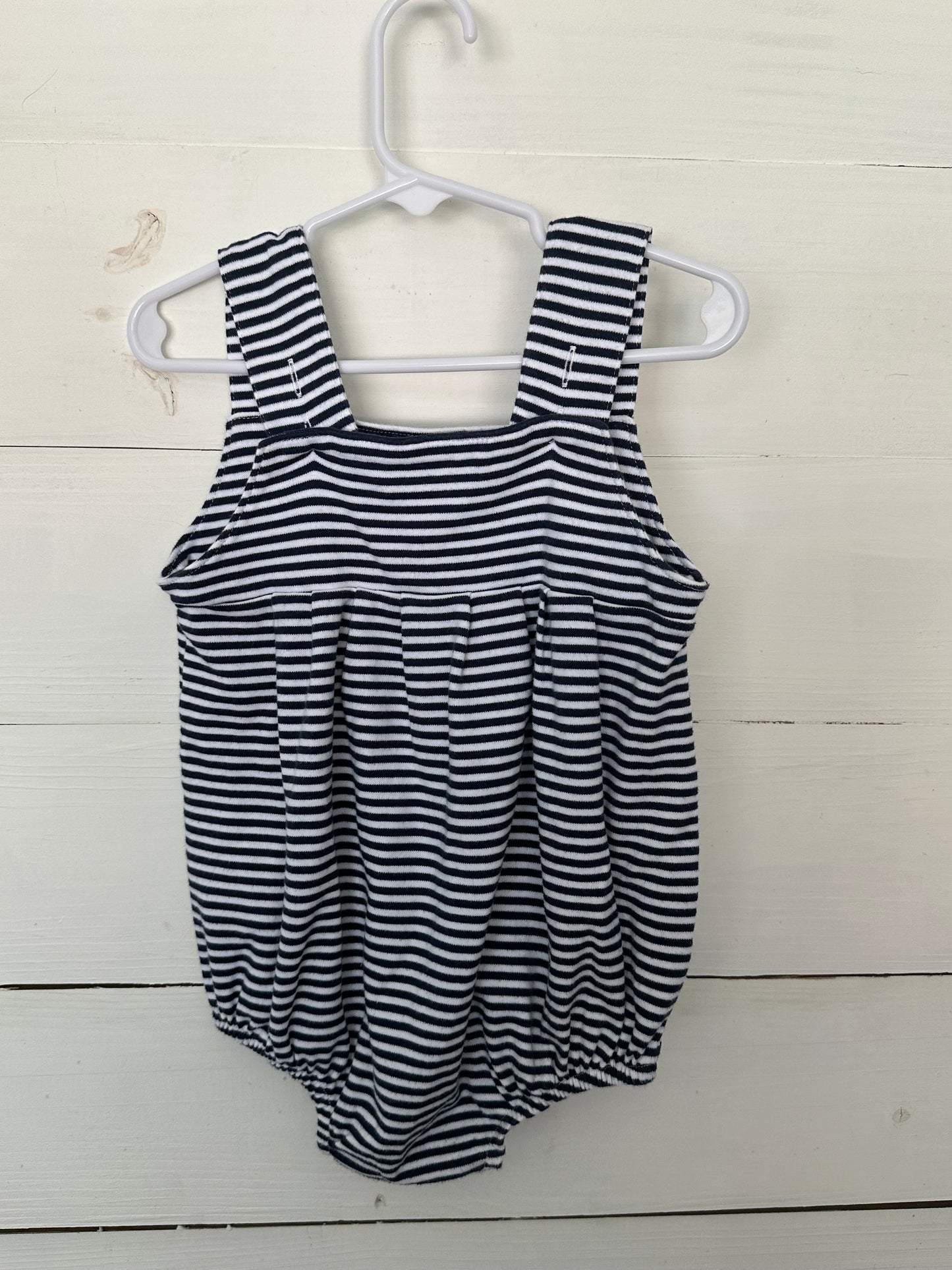TBBC Navy Striped Bubble with Nautical Flags