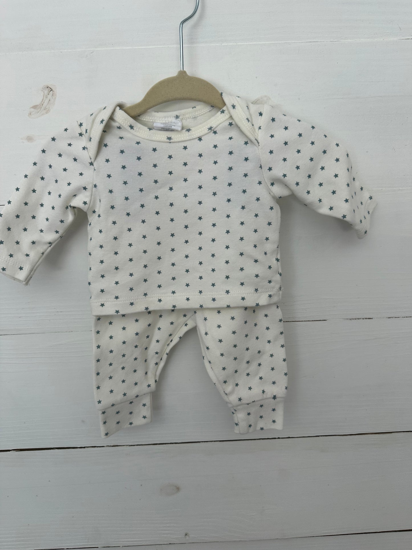 Starting Out - Star 2 piece Jammies with bib