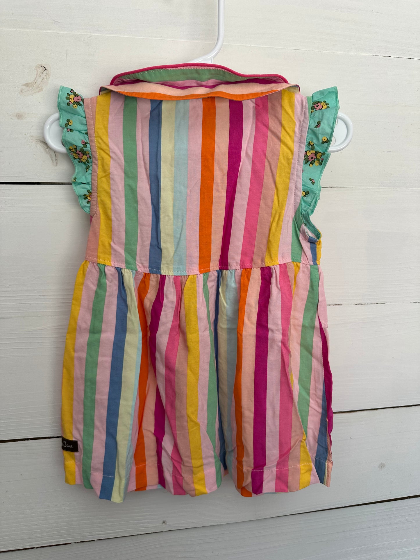 2T -Matilda Jane Candy Striped Collared Dress
