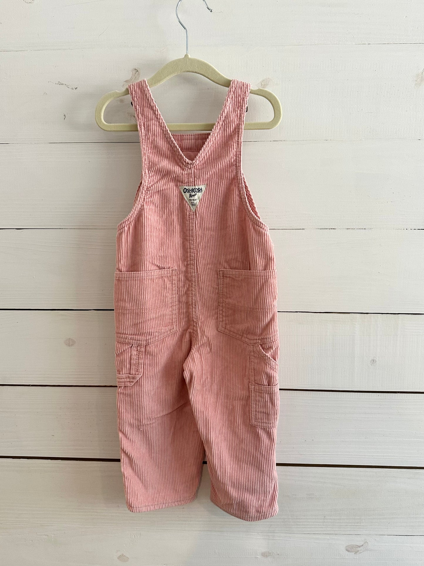 Pink OshKosh Corduroy Overalls