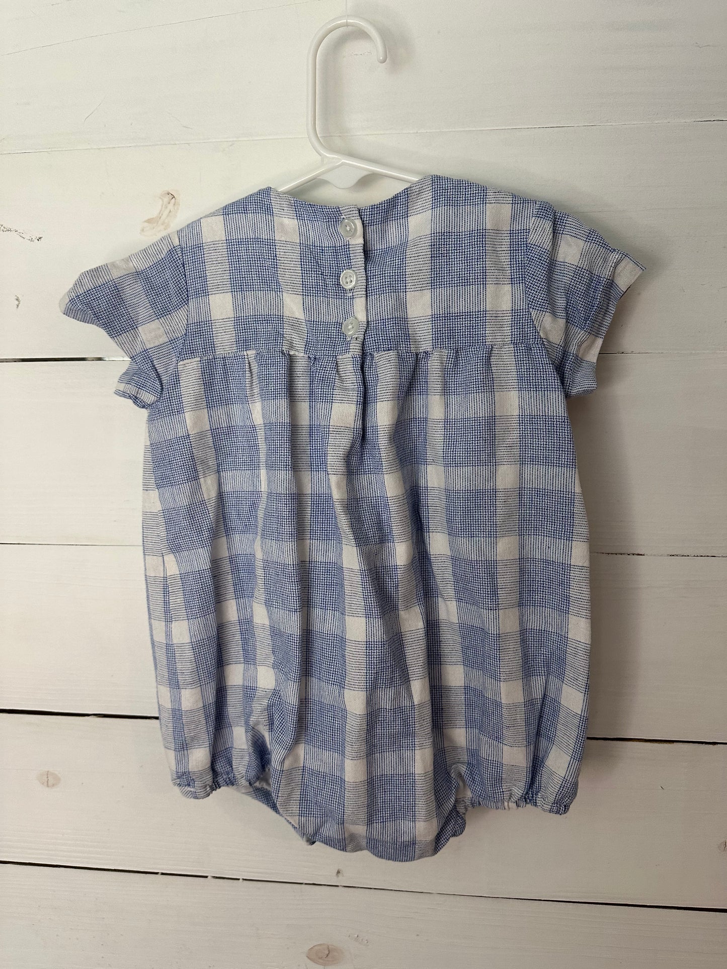 18M - Rachel Riley Blue Plaid Bubble