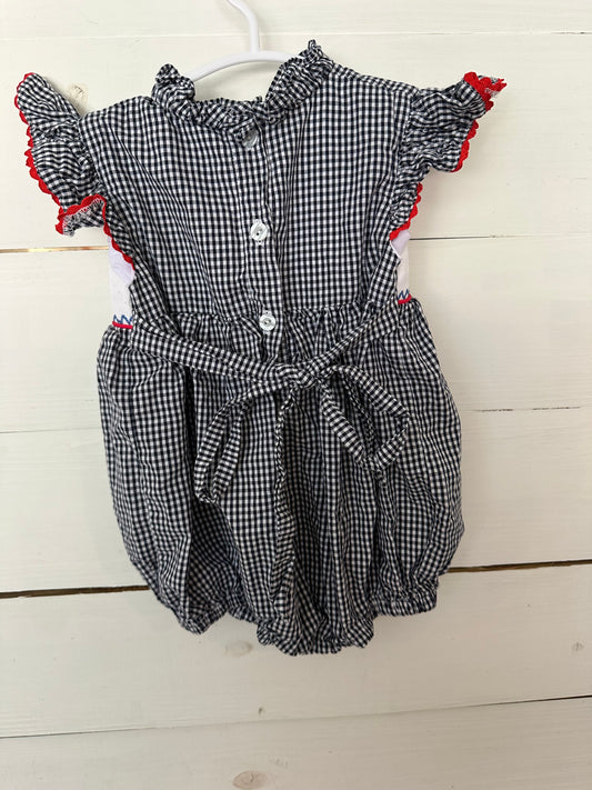 12M - City Beautiful Patriotic Smocked Bubble