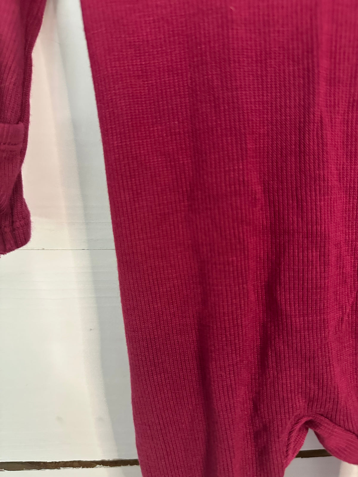 0-3M - Angel Dear Crimson Footed Jammies
