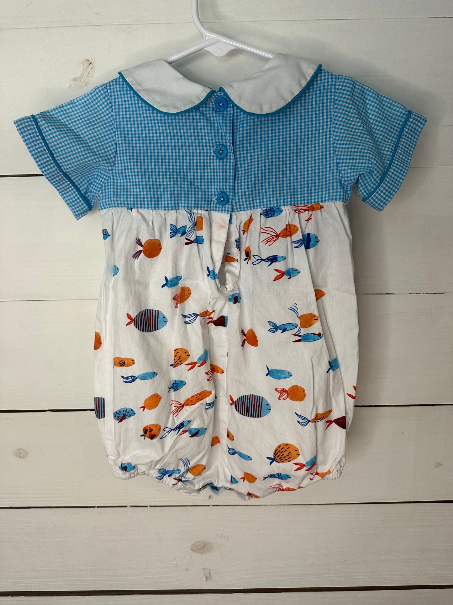 12M - Klas Fashion Gingham & Fisch Bubble