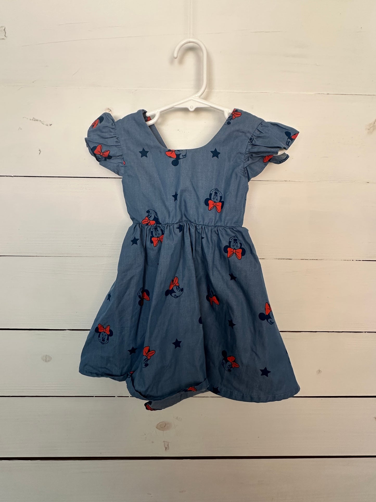18M - Minnie Mouse Dress with Flutter Sleeve