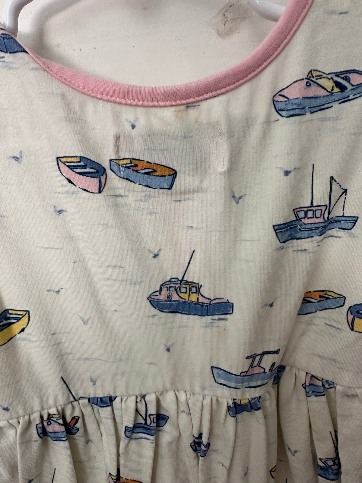 2T - Sweet Honey Romper with Boats