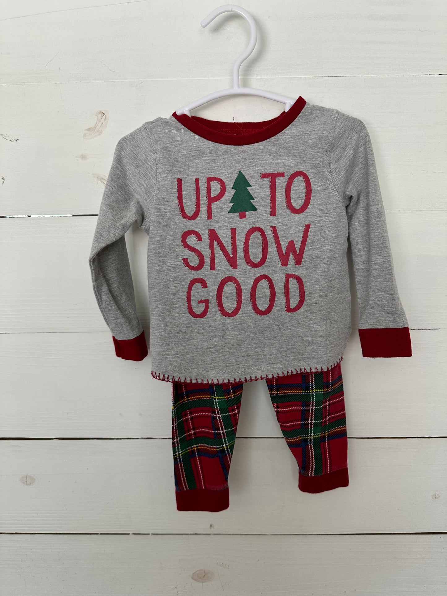 9/12M - Up to Snow Good 2 Piece Jammies - Mud Pie