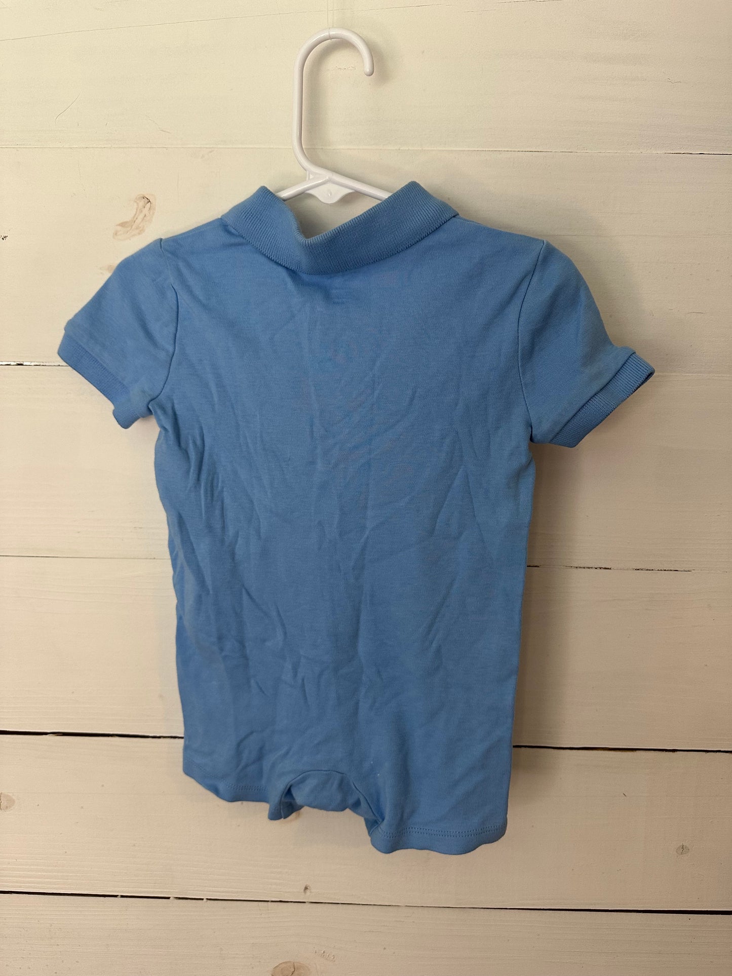 12M - Ralph Lauren Blue Polo Onesie