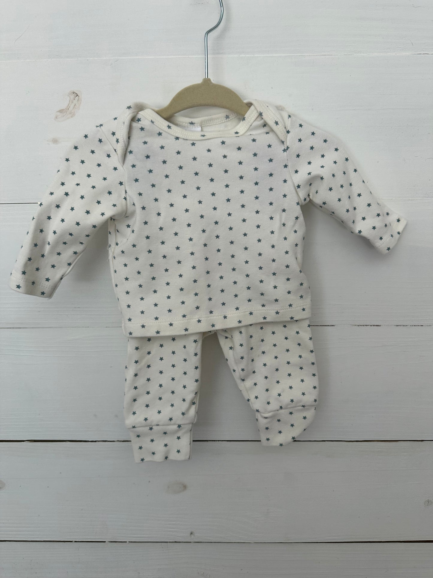 Starting Out Star Shirt/Pants Jammies with Bib