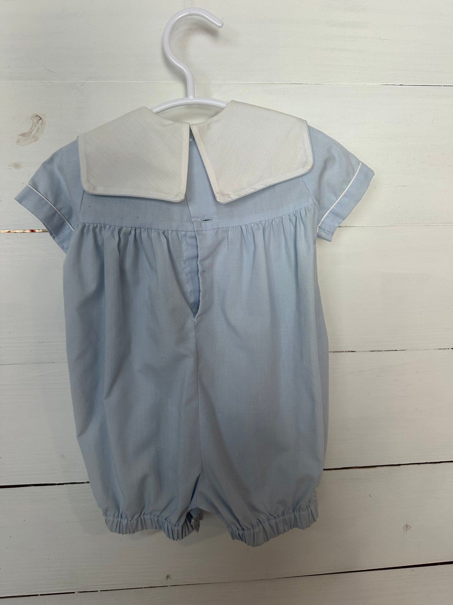 6-9M - Rosey Kids Heirloom Smocked Easter Romper