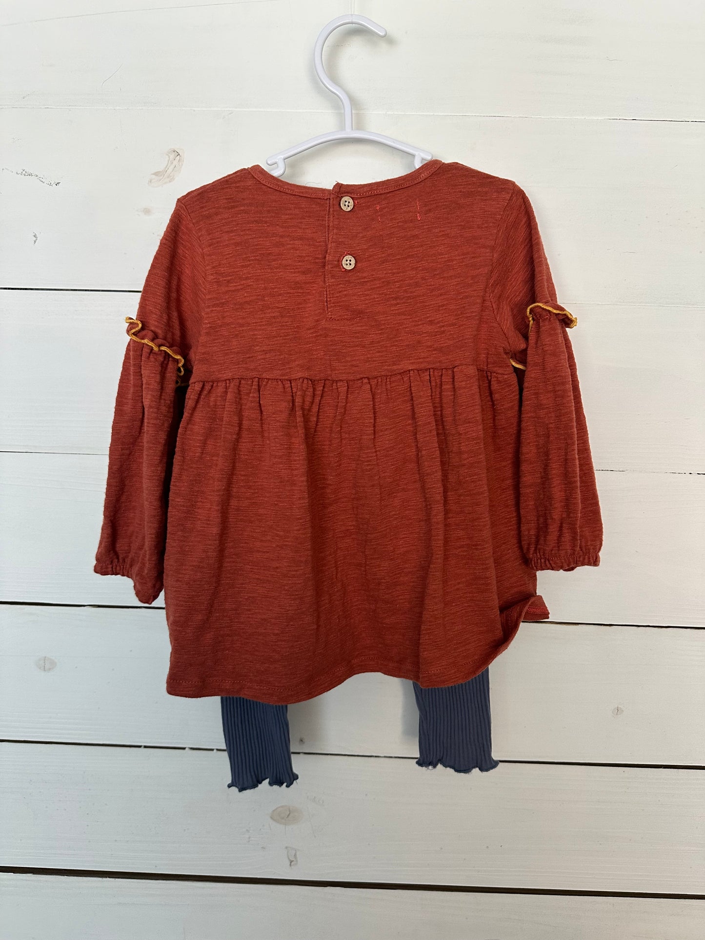 24M/2T - Mud Pie Turkey Girls 2 Piece Outfit