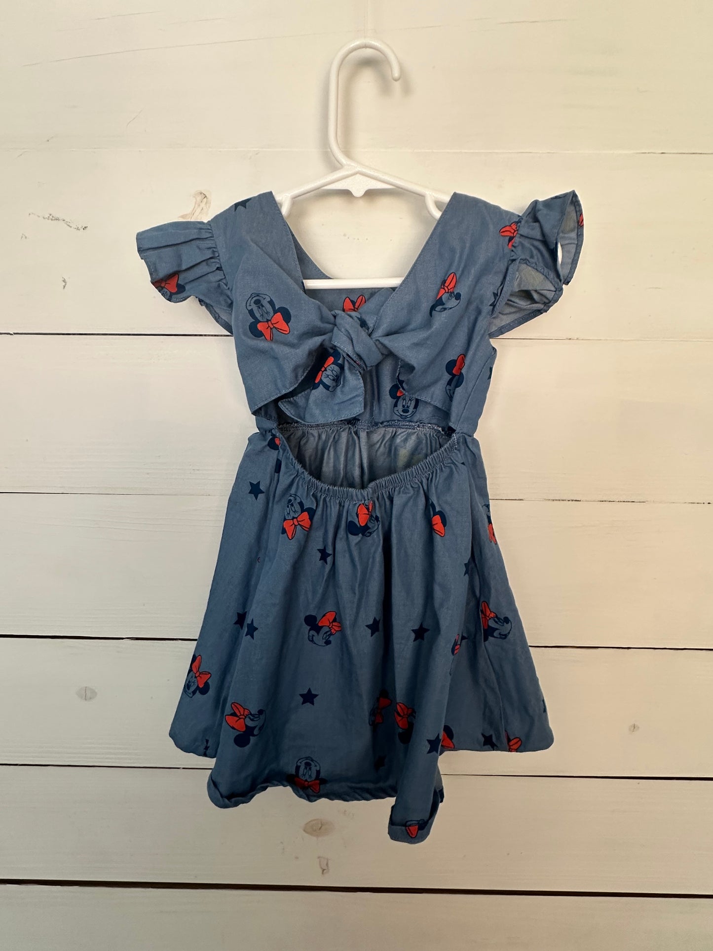 18M - Minnie Mouse Dress with Flutter Sleeve