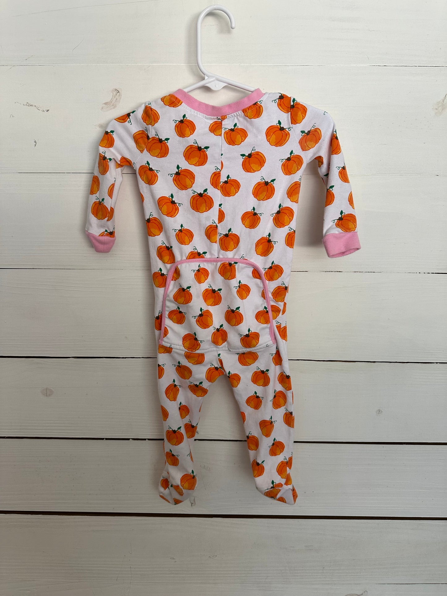 Classic Whimsy Pumpkin Footie Pajamas
