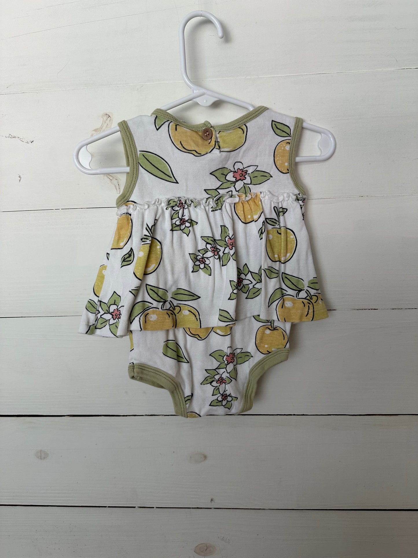 Tesa Baby Lemon Onesie with built in skirt