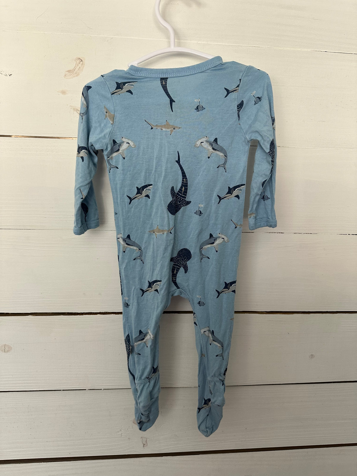3-6M - Kyte Shark Jammies