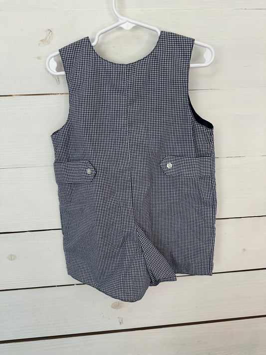 24M - Sir Jon Navy Blue Gingham Jon Jon