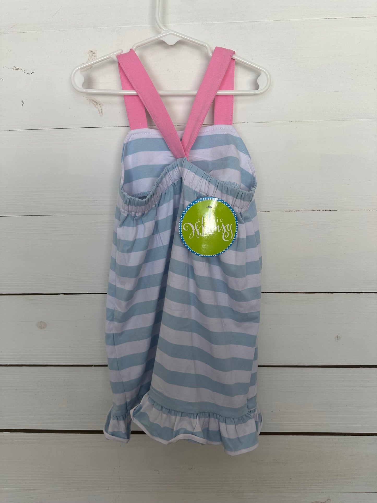 Classic Whimsy: Striped Beach Dress