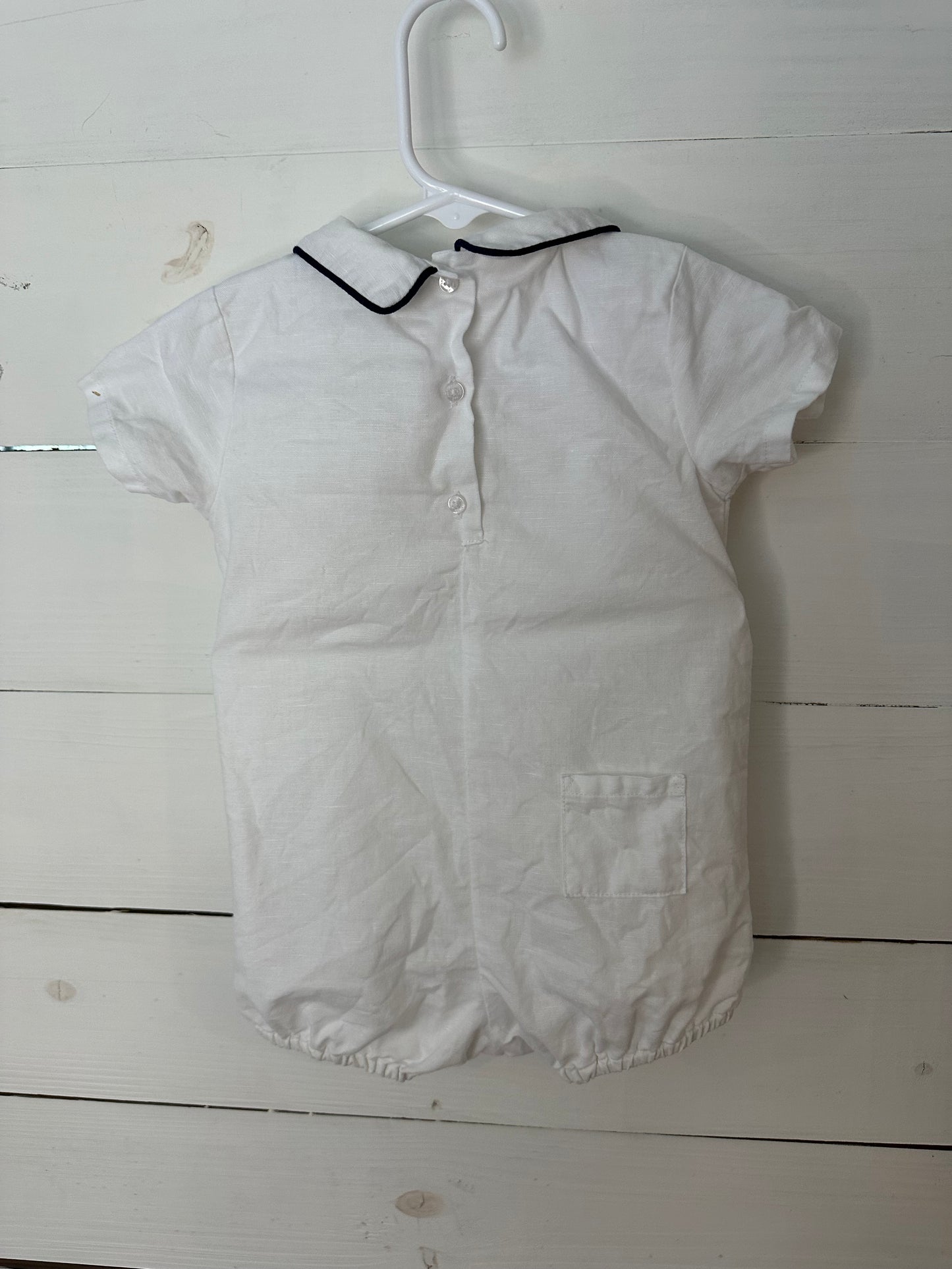12-18M - Janie & Jack Linen Sailor Bubble