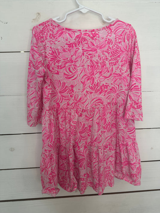 S(4-5) - Lily Pulitzer Pink Longsleeve Dress