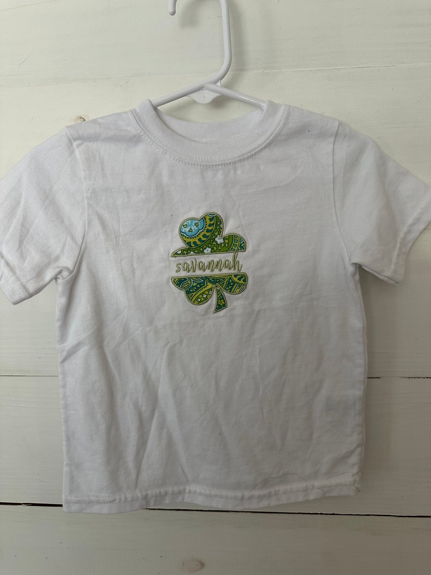 Savannah T-Shirt with Paisley 4-Leaf Clover