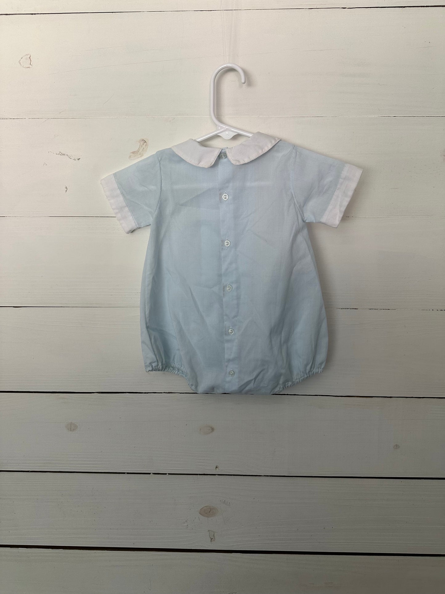Feltman Brothers Baby Blue Bubble with Embroidered Ducks