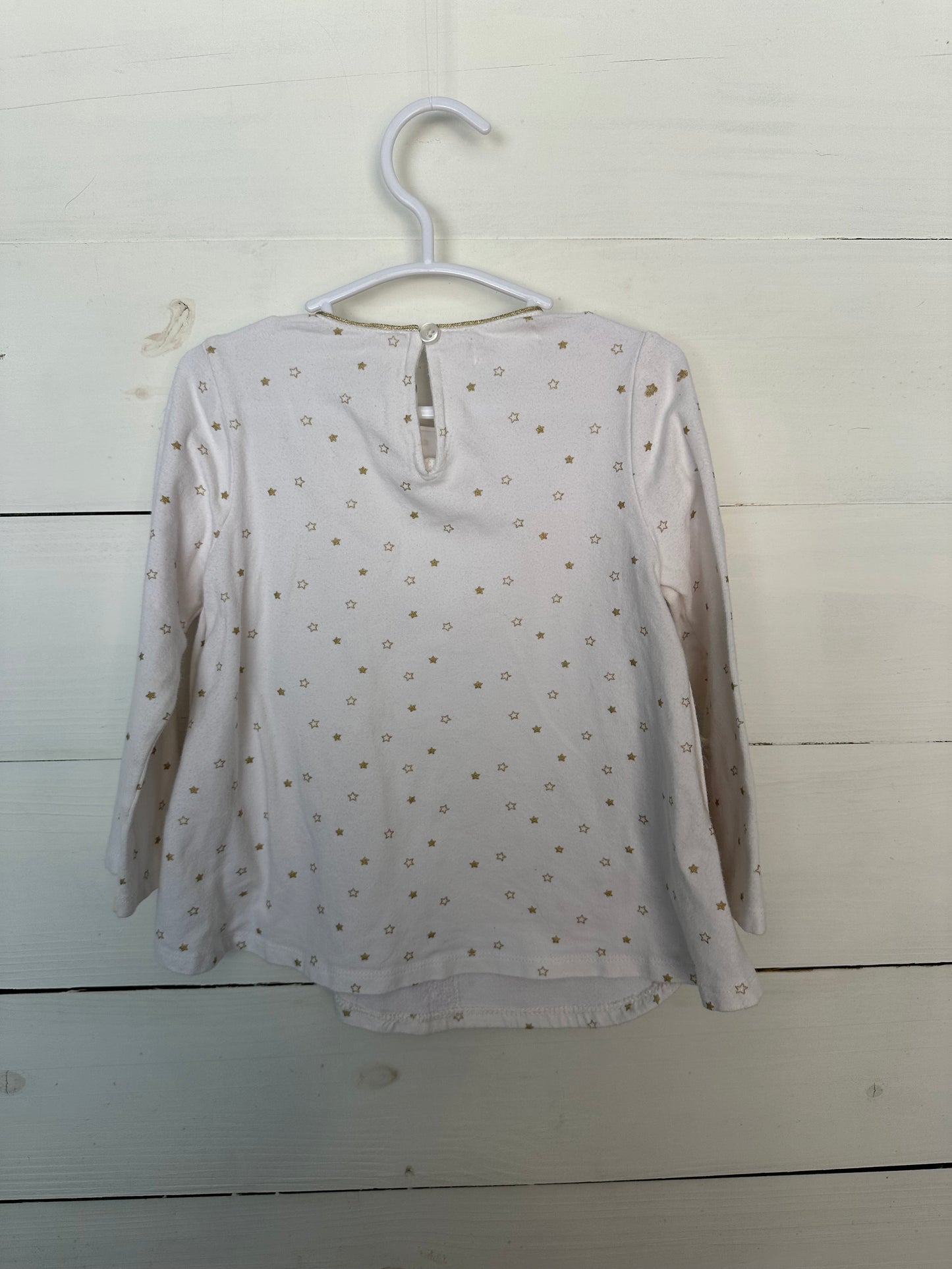 24M/2T - Mud Pie Santa Falala Shirt with Sequins
