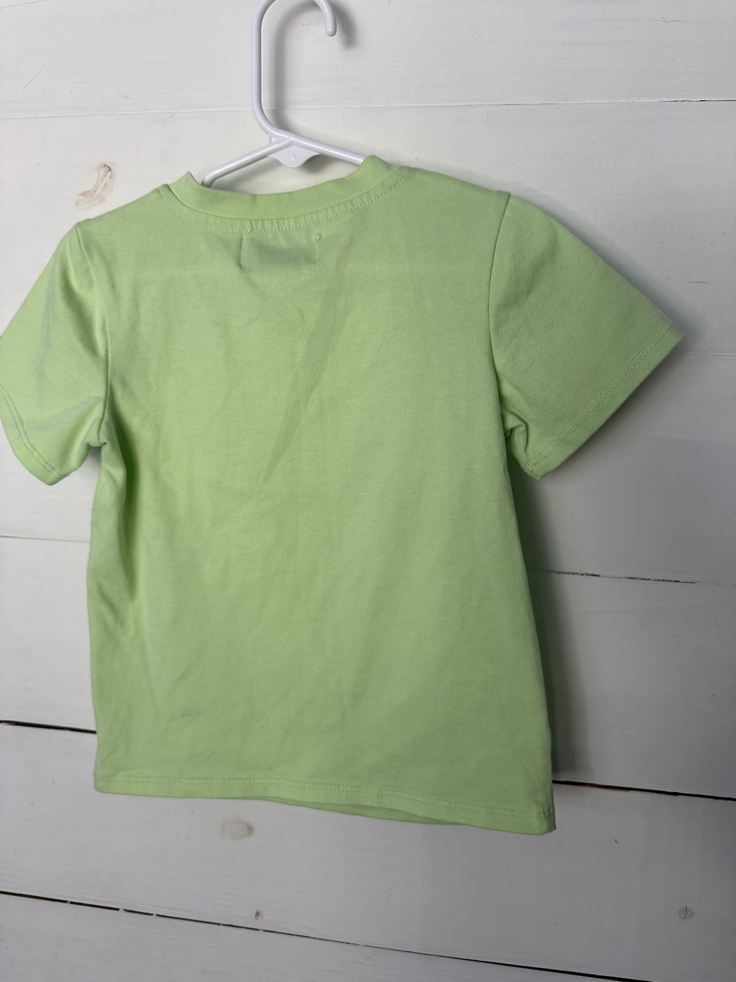 2T - MK Clothing Designs Lime Green Embroidered Mickey Mouse Halloween Shirt