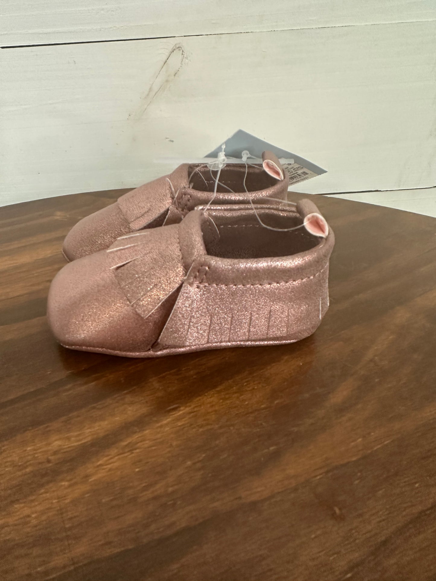 6-9M - Baby Girl Pink Sparkle Shoes - NWT