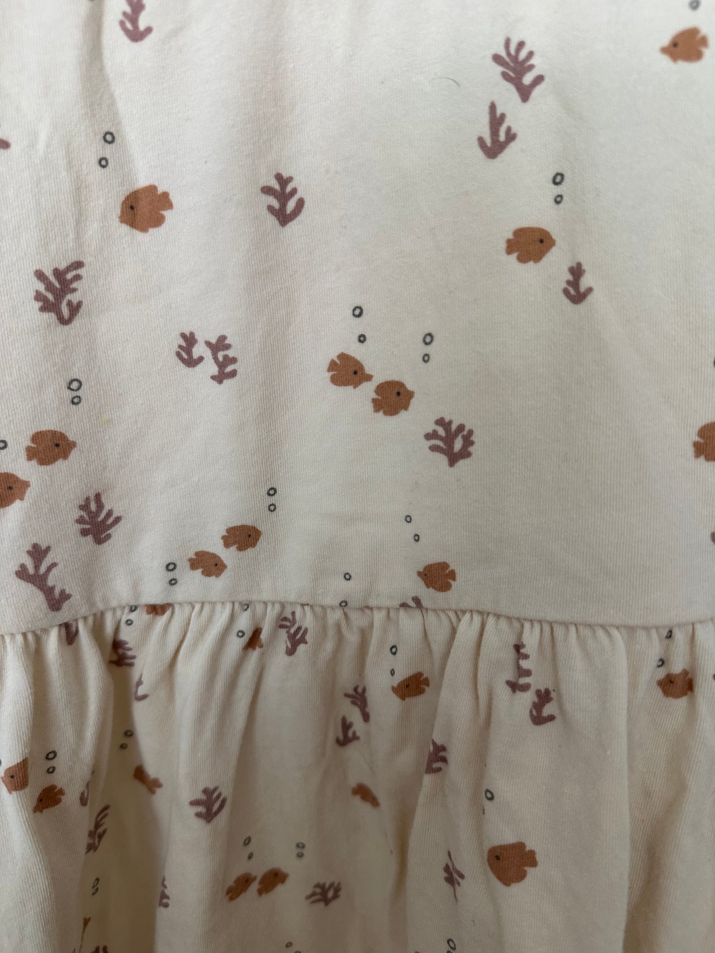 4/5T - Rylee + Cru Play Dress with coral and fish