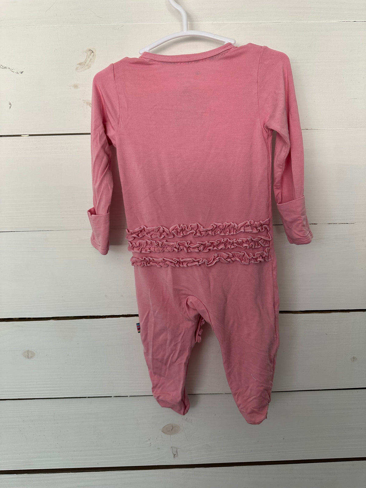 0-3M - Magnetic Me Pink Ruffled Butt Jammies