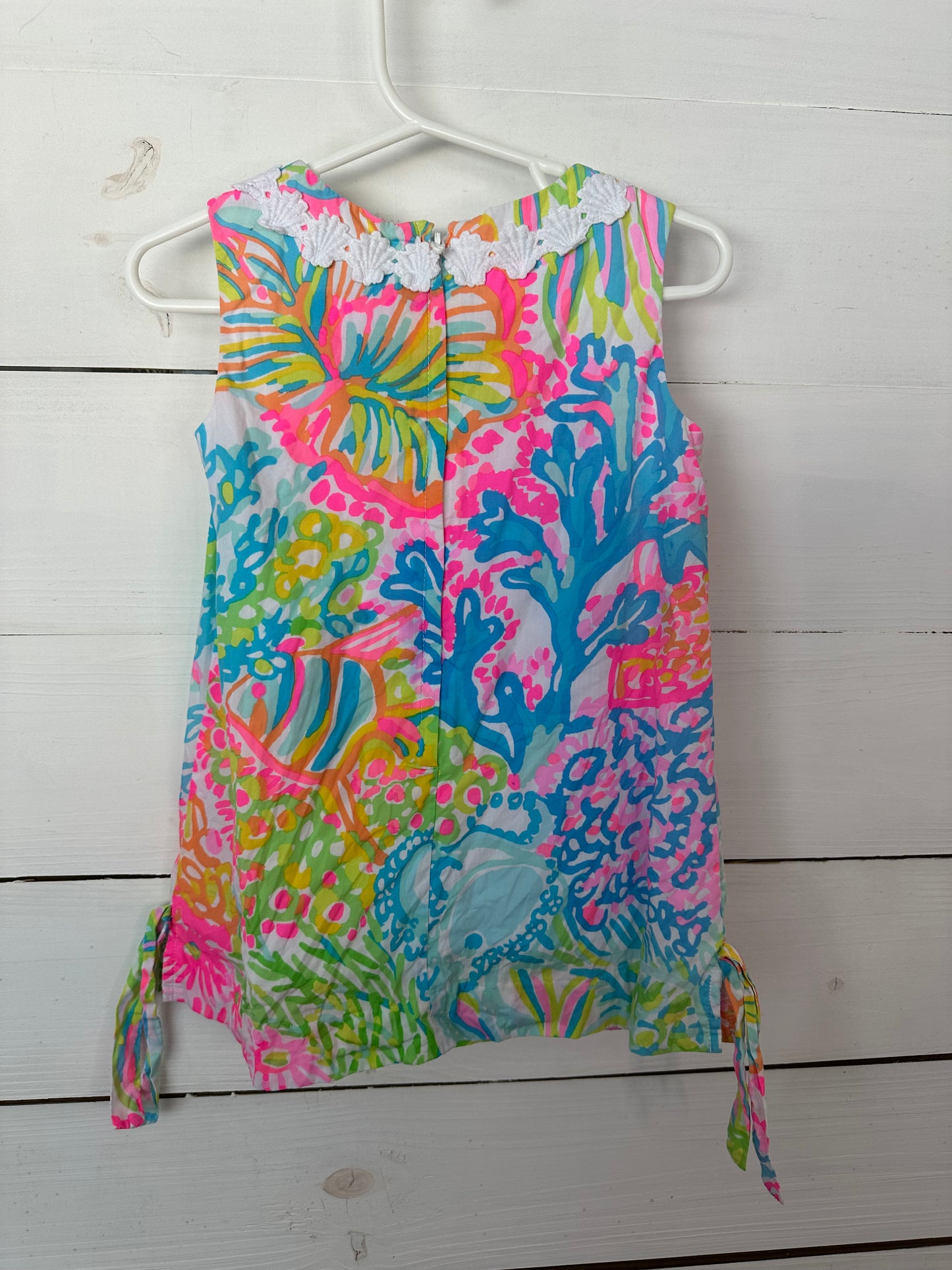 2T - Lilly Dress with Shell Details on Neckline