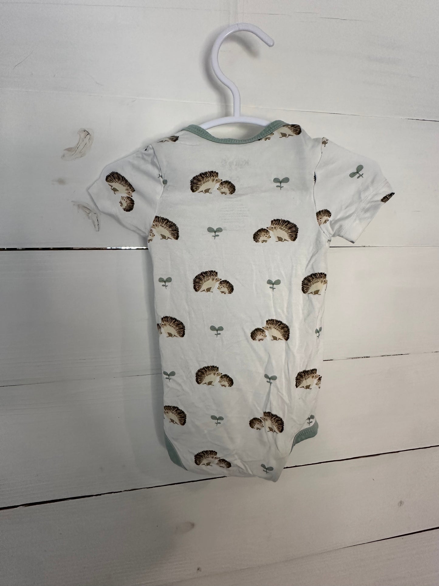 0-3M -Kyte Hedgehog Short Sleeve Onesie