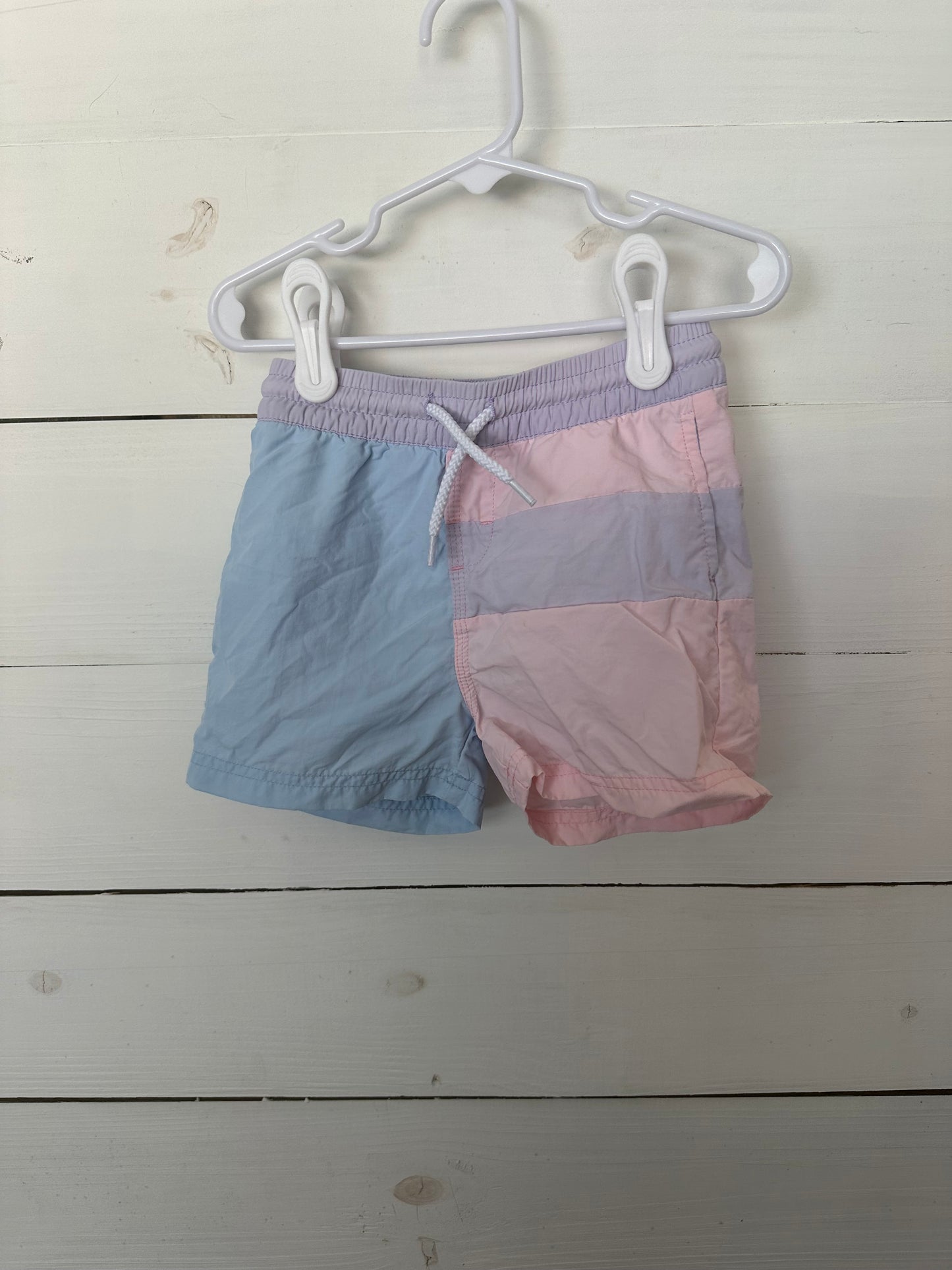 18/24M - TBBC SWIM TRUNKS - BLUE, PINK, & PURPLE