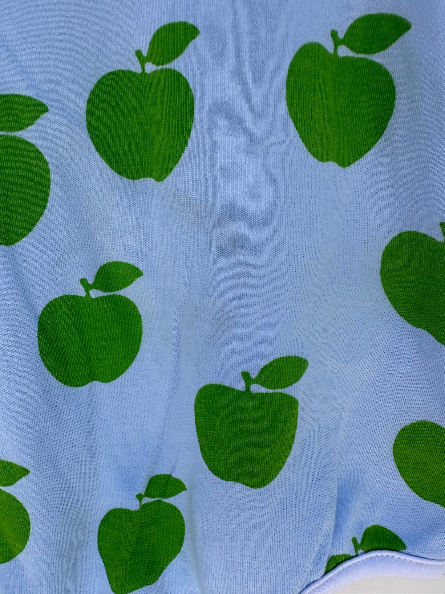 TBBC Play suit blue with green apples