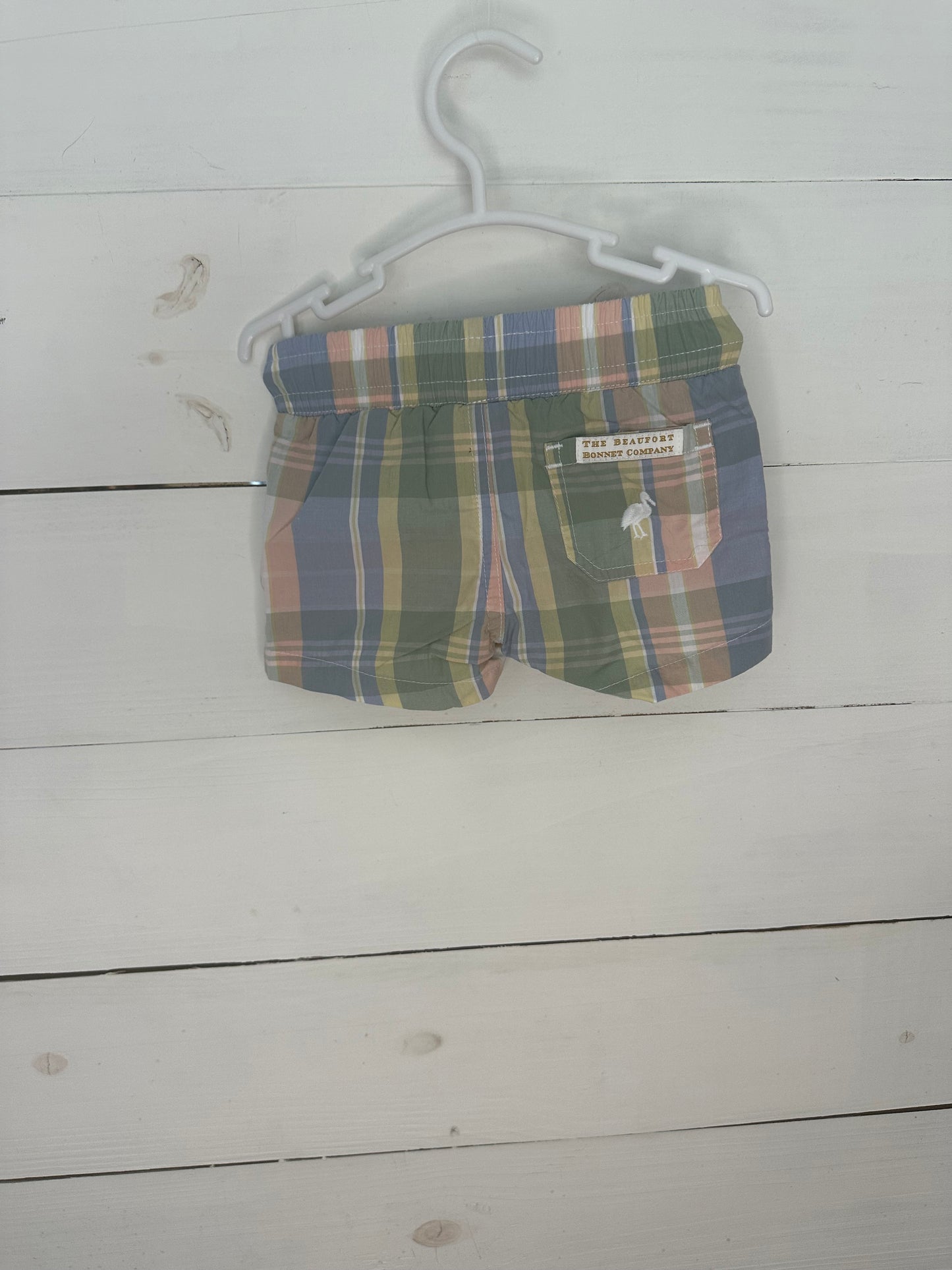 3-6M - TBBC Plaid Shorts