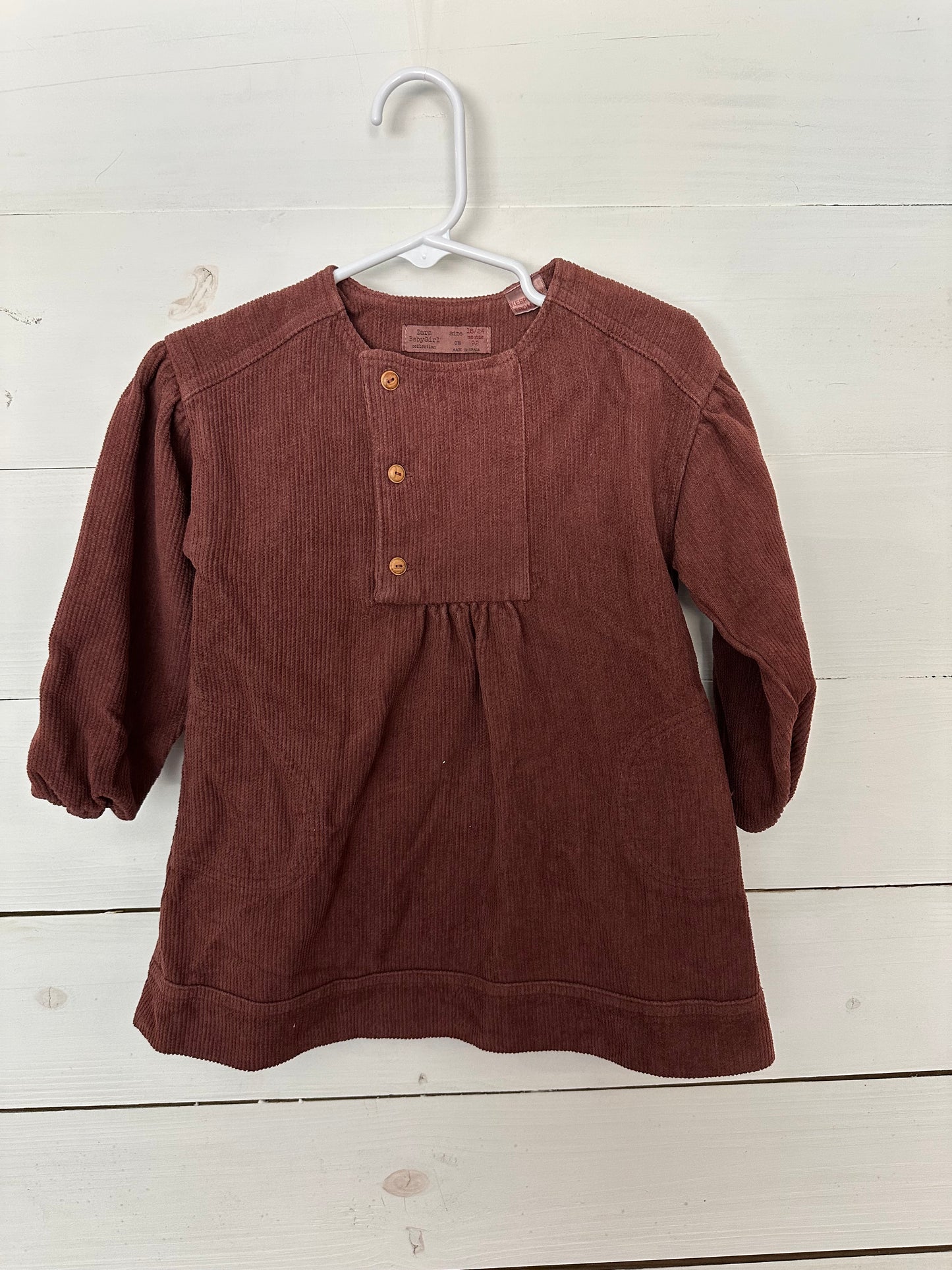Zara Rust Fall Dress